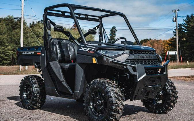 New 2024 POLARIS RANGER XP 1000 PREMIUM SUPER GRAPHITE WITH ORANGE BURST ACCENTS