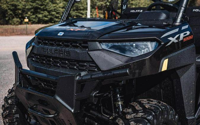 New 2024 POLARIS RANGER XP 1000 PREMIUM SUPER GRAPHITE WITH ORANGE BURST ACCENTS