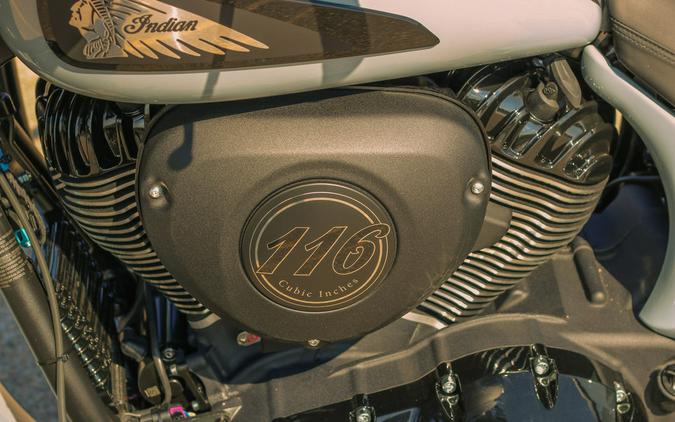 2025 Indian Motorcycle® Chieftain® Dark Horse® w/PowerBand Audio Storm Gray/Graphics