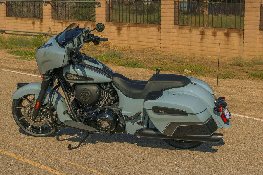2025 Indian Motorcycle® Chieftain® Dark Horse® w/PowerBand Audio Storm Gray/Graphics