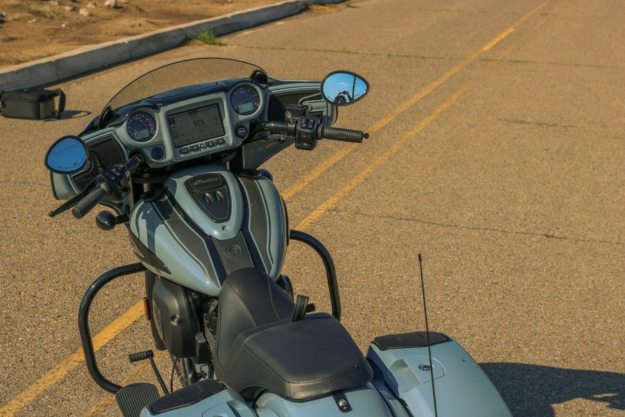 2025 Indian Motorcycle® Chieftain® Dark Horse® w/PowerBand Audio Storm Gray/Graphics