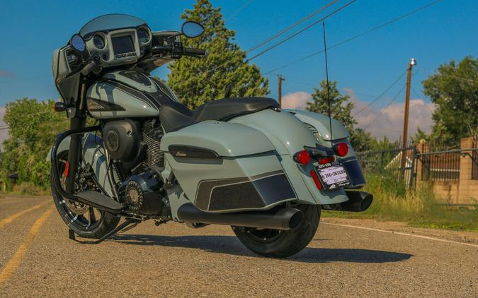 2025 Indian Motorcycle® Chieftain® Dark Horse® w/PowerBand Audio Storm Gray/Graphics