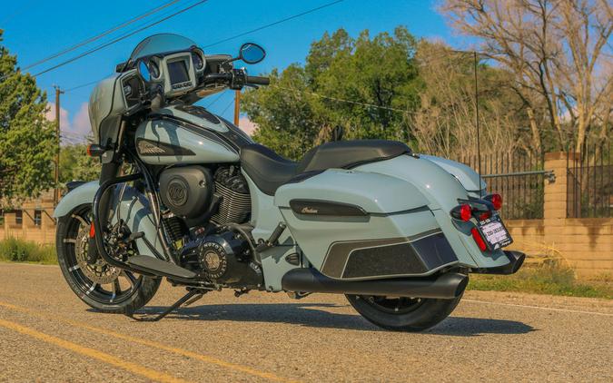 2025 Indian Motorcycle® Chieftain® Dark Horse® w/PowerBand Audio Storm Gray/Graphics