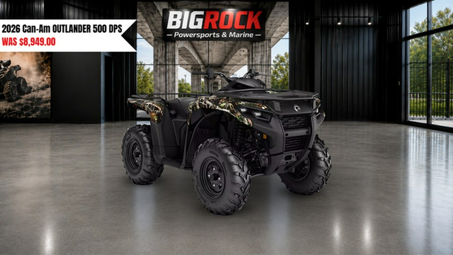 2026 Can-AM OUTLANDER DPS 500