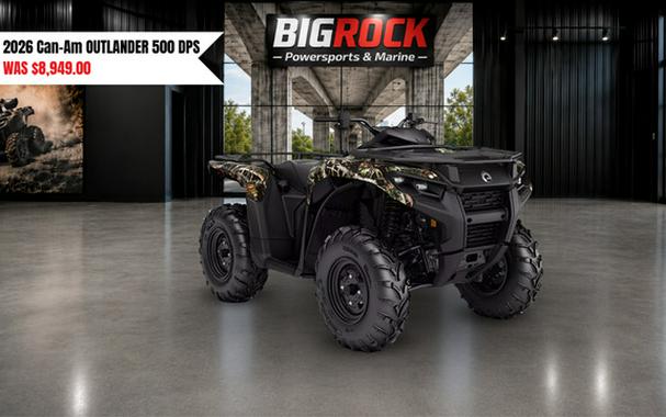 2026 Can-AM OUTLANDER DPS 500
