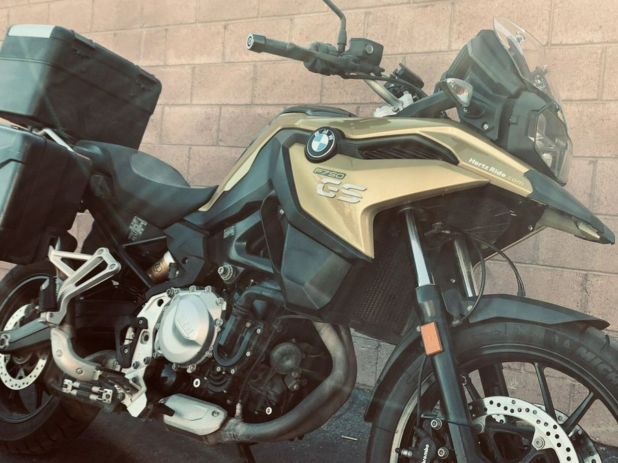 2019 BMW F 750 GS Austin Yellow Metallic Premium