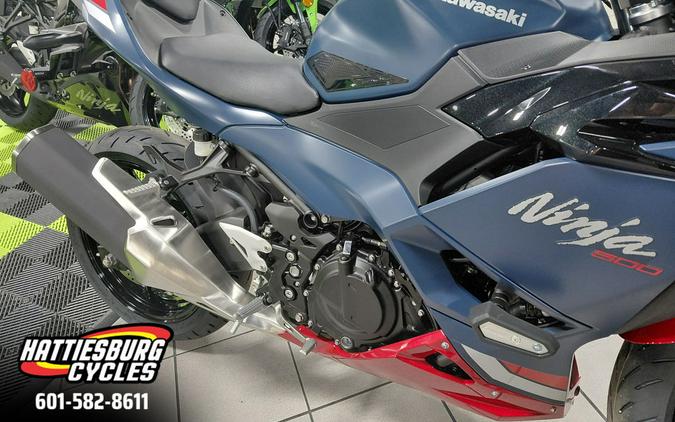 2026 Kawasaki Ninja 500 ABS Metallic Flat Spark Black