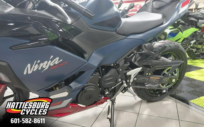 2026 Kawasaki Ninja 500 ABS Metallic Flat Spark Black