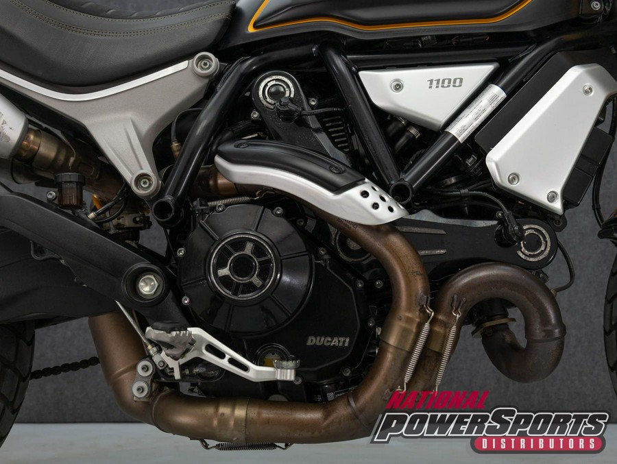 2018 DUCATI SCRAMBLER 1100 SPORT W/ABS