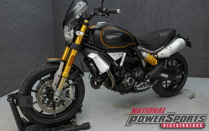 2018 DUCATI SCRAMBLER 1100 SPORT W/ABS