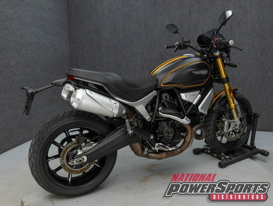 2018 DUCATI SCRAMBLER 1100 SPORT W/ABS