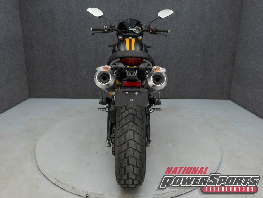 2018 DUCATI SCRAMBLER 1100 SPORT W/ABS