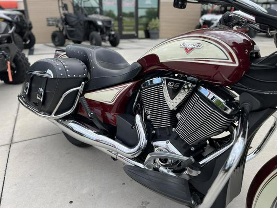 2013 Victory Motorcycles® Cross Roads Classic® Burgundy & Khaki W/ Graphics