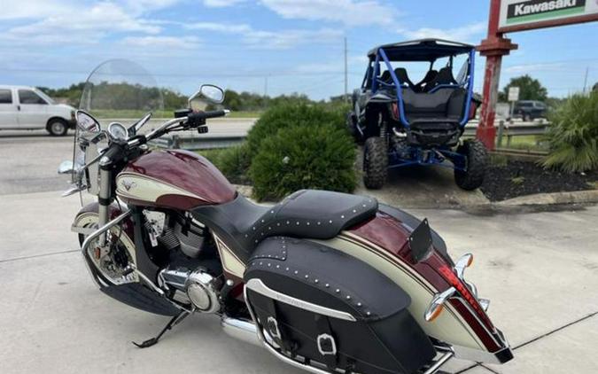 2013 Victory Motorcycles® Cross Roads Classic® Burgundy & Khaki W/ Graphics