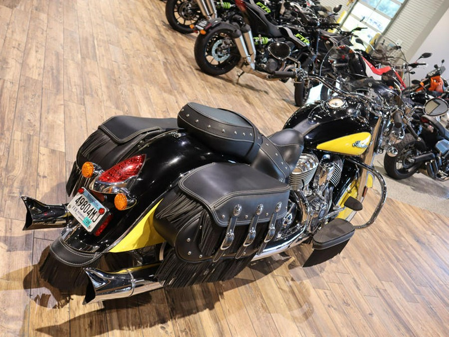 2019 Indian Motorcycle® Chief® Vintage Icon Series Thunder Black/Indian Motorcycle Yellow