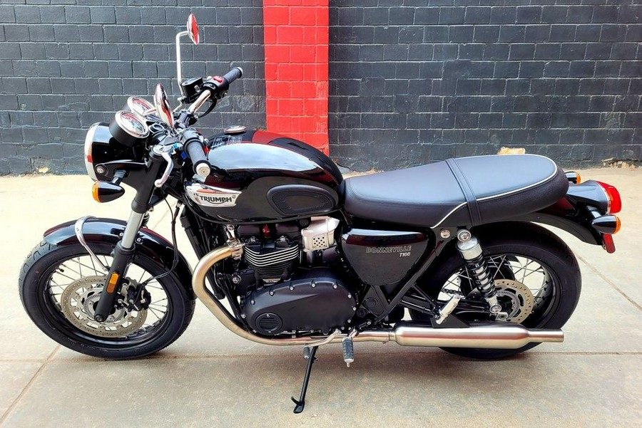 2022 Triumph Bonneville T100 Jet Black