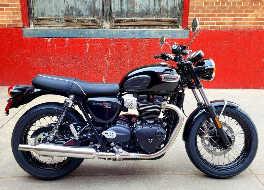 2022 Triumph Bonneville T100 Jet Black