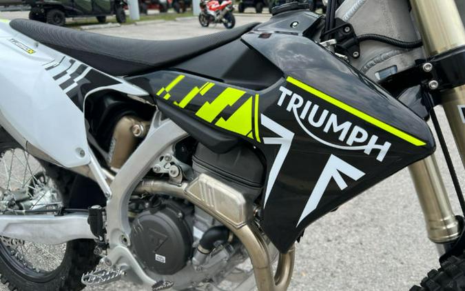 2024 Triumph TF 250-X Racing/Yellow/Black/White