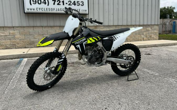 2024 Triumph TF 250-X Racing/Yellow/Black/White