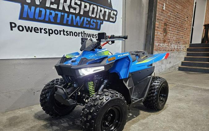 2025 Polaris Outlaw 70 EFI 70 EFI - VELOCITY BLUE LIFTED LIME