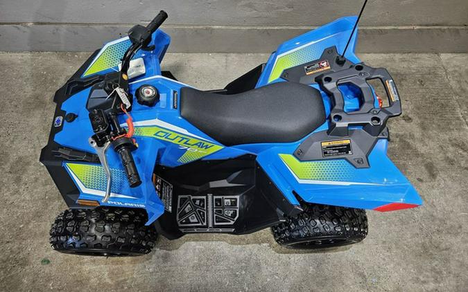 2025 Polaris Outlaw 70 EFI 70 EFI - VELOCITY BLUE LIFTED LIME