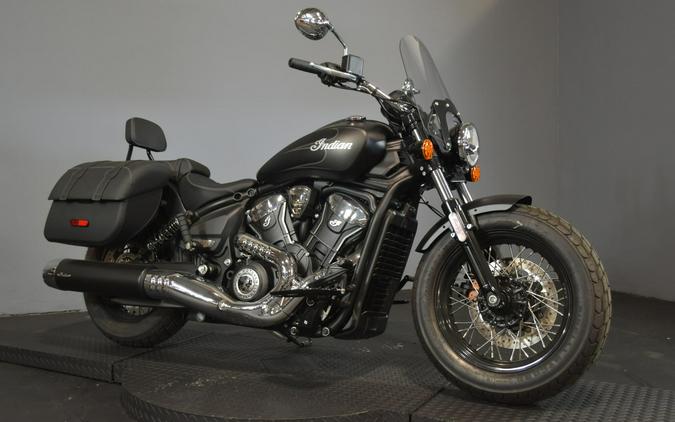 2025 Indian Motorcycle Super Scout Limited + Tech Black Smoke with Graphics
