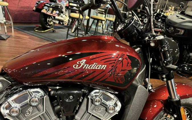 2024 Indian Motorcycle® Scout® Bobber Twenty ABS Maroon Metallic