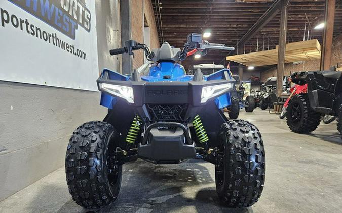 2025 Polaris Outlaw 70 EFI 70 EFI - VELOCITY BLUE LIFTED LIME