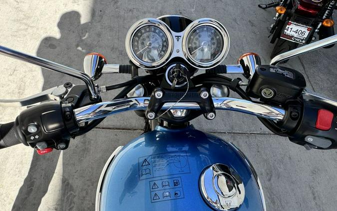 2026 Triumph Bonneville T120 Aegean blue