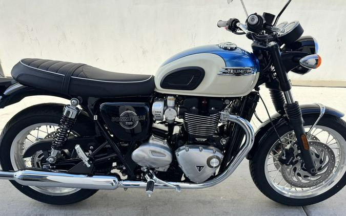 2026 Triumph Bonneville T120 Aegean blue