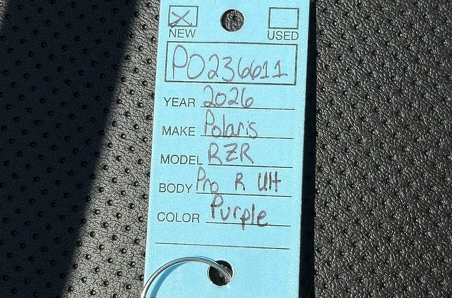 2026 Polaris RZR Pro R Ultimate