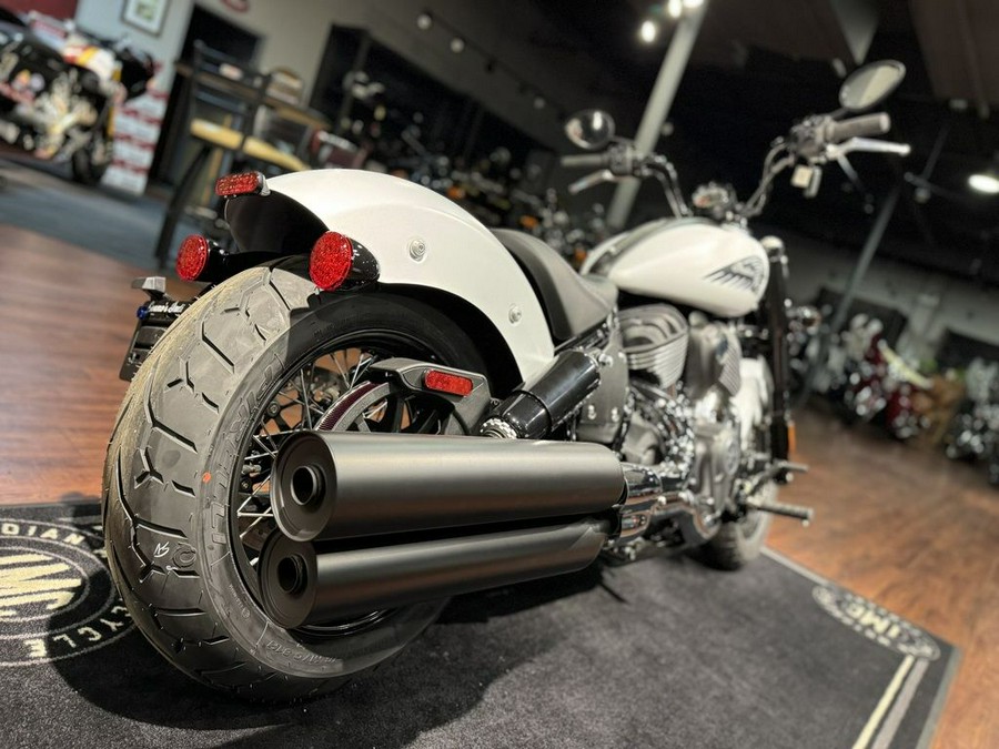 2024 Indian Motorcycle® Chief Bobber Ghost White Metallic Smoke