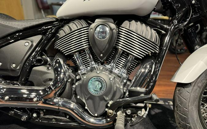 2024 Indian Motorcycle® Chief Bobber Ghost White Metallic Smoke