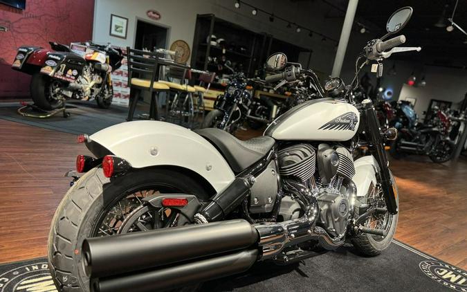 2024 Indian Motorcycle® Chief Bobber Ghost White Metallic Smoke