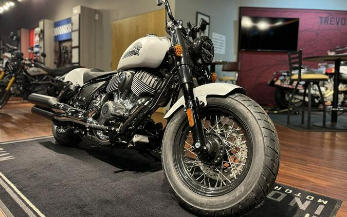 2024 Indian Motorcycle® Chief Bobber Ghost White Metallic Smoke