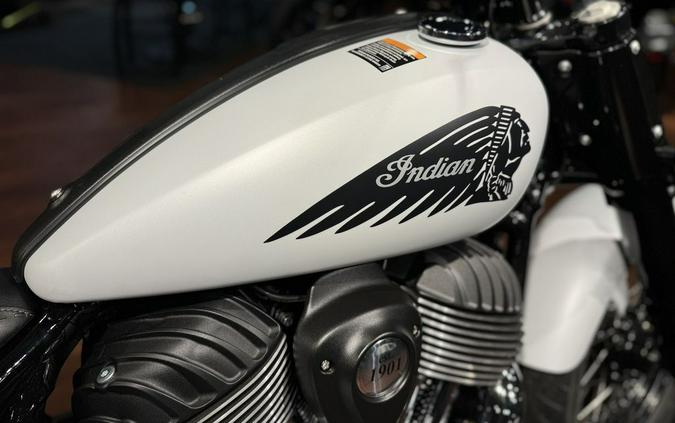 2024 Indian Motorcycle® Chief Bobber Ghost White Metallic Smoke