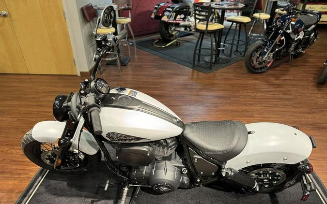 2024 Indian Motorcycle® Chief Bobber Ghost White Metallic Smoke