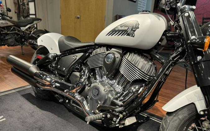 2024 Indian Motorcycle® Chief Bobber Ghost White Metallic Smoke