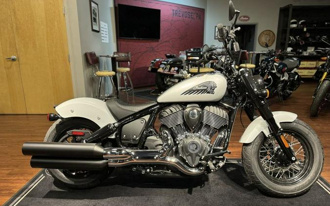 2024 Indian Motorcycle® Chief Bobber Ghost White Metallic Smoke