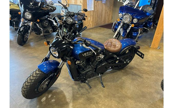 2019 Indian Motorcycle SCOUT BOBBER ICON ABS, BRILLIANT BLUE, 49ST Bobber