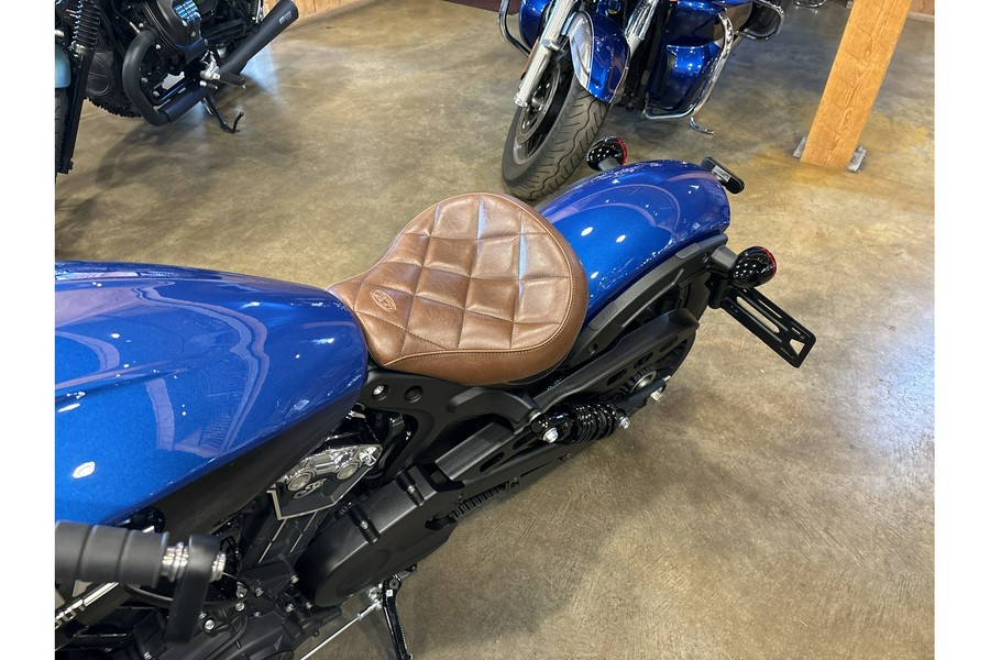 2019 Indian Motorcycle SCOUT BOBBER ICON ABS, BRILLIANT BLUE, 49ST Bobber