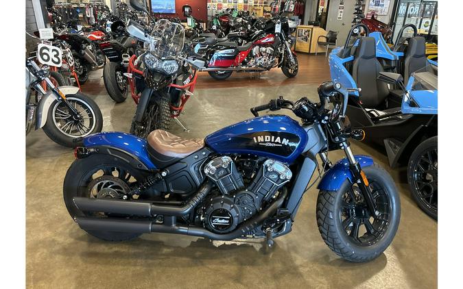 2019 Indian Motorcycle SCOUT BOBBER ICON ABS, BRILLIANT BLUE, 49ST Bobber