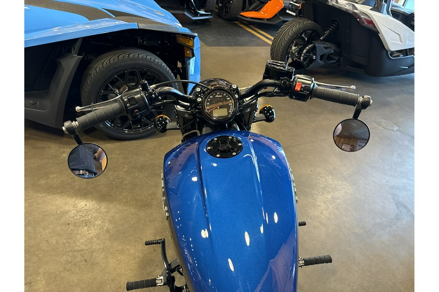 2019 Indian Motorcycle SCOUT BOBBER ICON ABS, BRILLIANT BLUE, 49ST Bobber