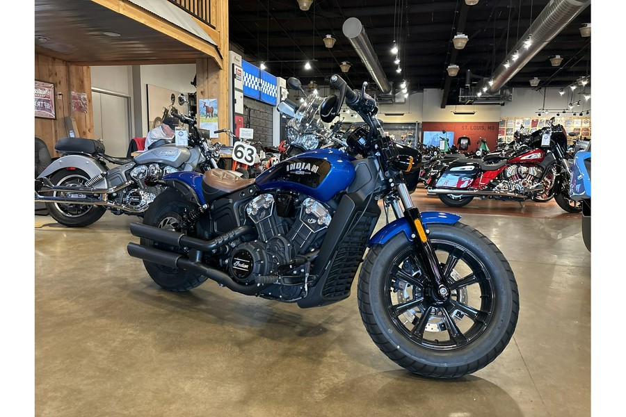 2019 Indian Motorcycle SCOUT BOBBER ICON ABS, BRILLIANT BLUE, 49ST Bobber