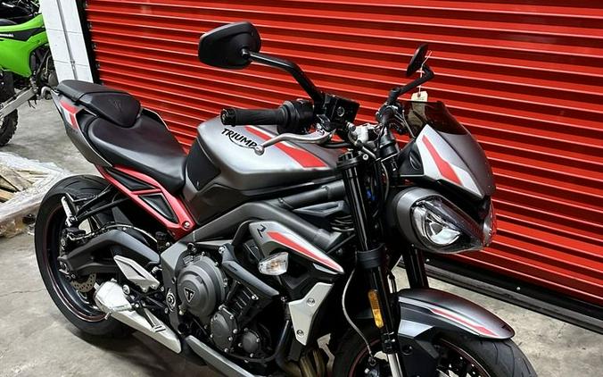 2020 Triumph Street Triple R Matte Silver Ice