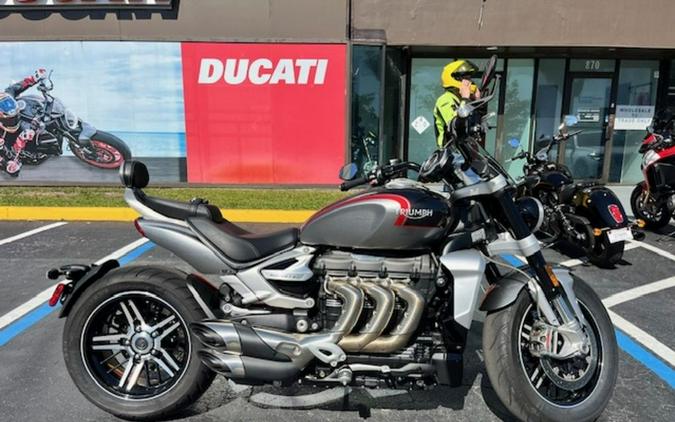 2022 Triumph Rocket 3 GT Silver Ice & Storm Grey