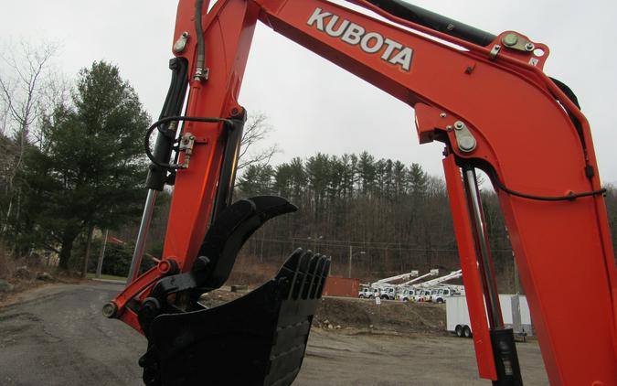 2015 Kubota KUBOTA KX040-4 WITH ANGLE BLADE AND THUMB