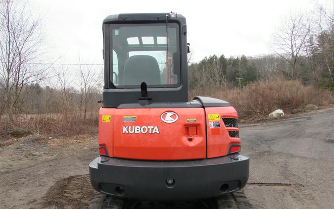 2015 Kubota KUBOTA KX040-4 WITH ANGLE BLADE AND THUMB