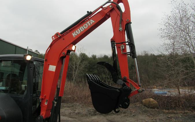 2015 Kubota KUBOTA KX040-4 WITH ANGLE BLADE AND THUMB