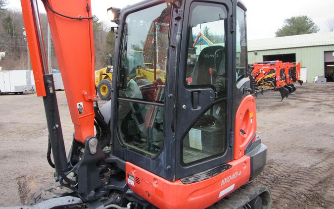 2015 Kubota KUBOTA KX040-4 WITH ANGLE BLADE AND THUMB